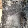 Mens southpole biker style jeans Size w 34 L 30 Black stonewash Image 3