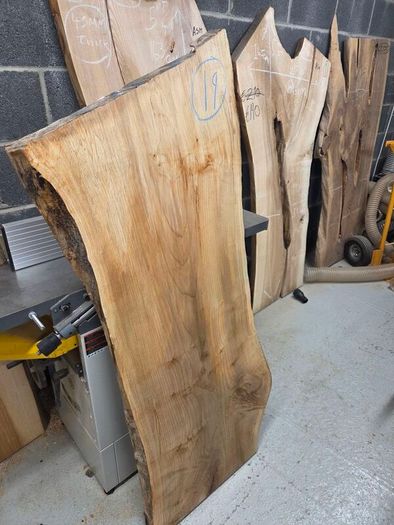 Live Edge Sycamore slab - Kiln Dried