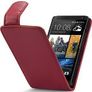 HTC ONE Flip Case Cover in Black / Pink / Purple / Red Image 3