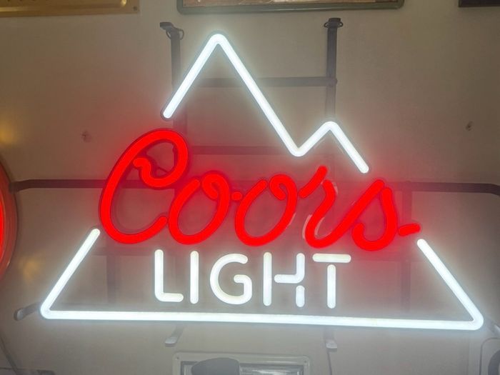 Coors light sign