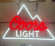 Coors light sign