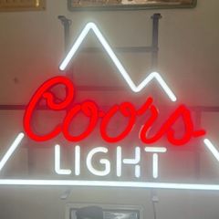 Coors light sign