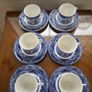 vintage 18 piece blue willow Image 5