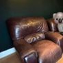 Leather Recliner Couch and Chairs Image 3