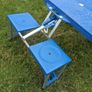 Camping picnic table and chairs Image 2