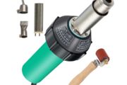 BRAND NEW 1600W Plastic Welding Gun Hot Air Torch Palstic Welder Kit W/ 4PCS Replacement Nozzles for PVC PP PE Pipe Vinyl Floor