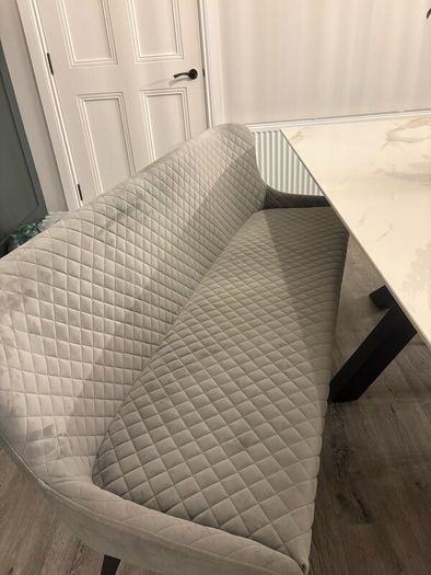 Table , 2 chairs and bench