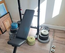 Weights and bench