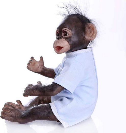 Handmade Detailed Paint Reborn Baby Monkey Newborn Dolls Collectible Art Dolls (FREE POSTAGE)