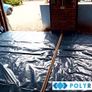 Damp Proof Black Polythene Sheeting 5mx20m roll DPM 200Mu 800 gauge Image 2