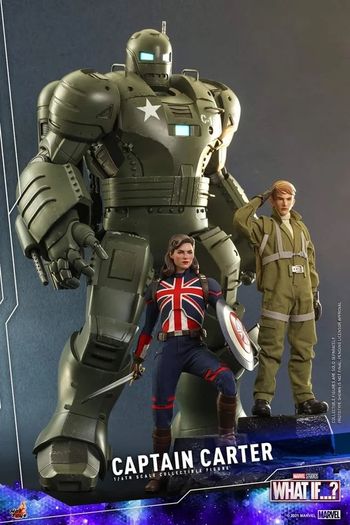 Hot toys what if Hydra stomper Steve rogers captain carter