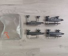 Car Roof Bars 4PCS/set Stainless Steel U-Bolts Clamps Universal Car Van Mounting Fitting Kit Car Roof Luggage Accessories Roof Box Car Roof Rack