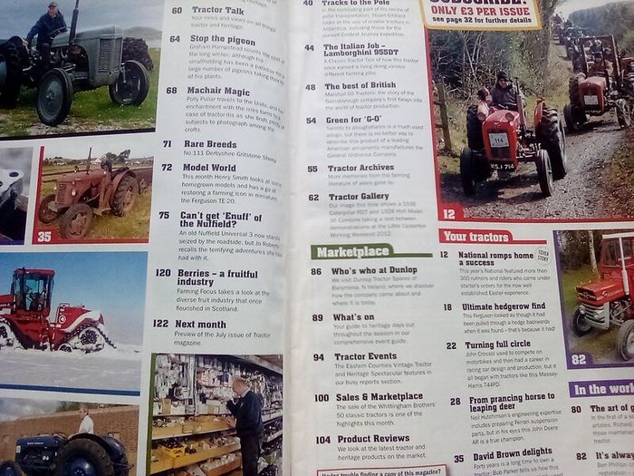 Vintage Tractor Magazines