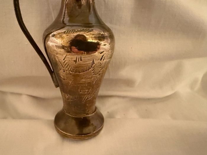 1980s brass jug ornament