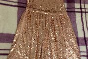 Sequins dress rose gold age 3-4
