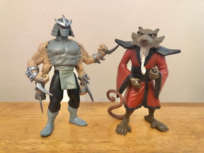 TMNT Shredder and Splinter Figures
