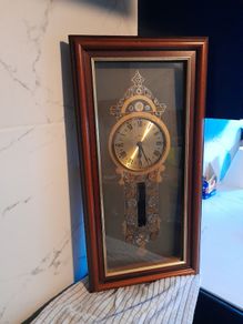 Lovely vintage handmade clock working perfectly