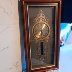 Lovely vintage handmade clock working perfectly