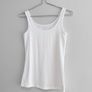 New Dunnes Stores White Stretch Vest Top Image 3