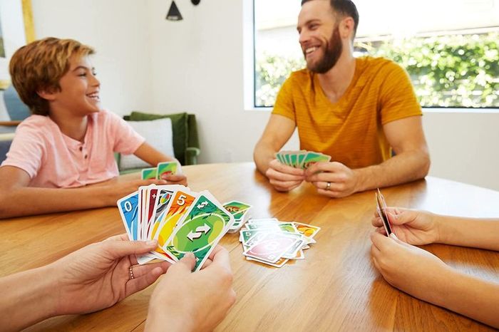 Classic Colour & Number Matching Card Game - 112 Cards - Customizable & Erasable Wild Cards - Special Action Cards Included - Gift for Kids 7+, W2087