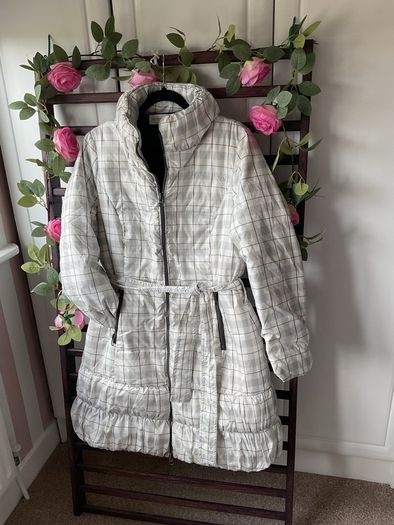 jacket Edina Ronay Feather & down jacket black & white size 12
