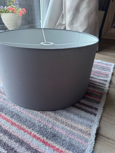 grey lamp shade