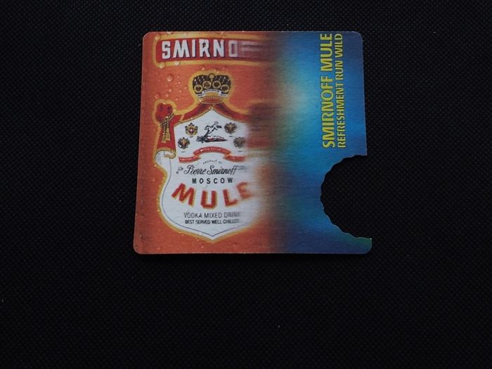 Smirnoff Mule : Refreshment Run Wild - Beer Mats/Coasters