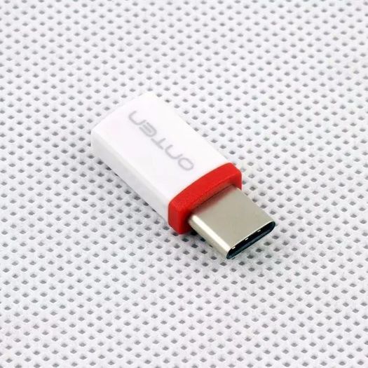 Micro USB Female To Type-C USB3.1 Male Sync Data Charger Cable - White