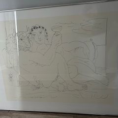 Black and white painting pencil