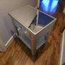 Mirrored Bedside Table Image 2