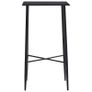 Bar Table Black 60x60x111 cm MDF Image 3