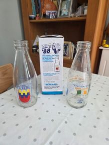 collectible milk bottles