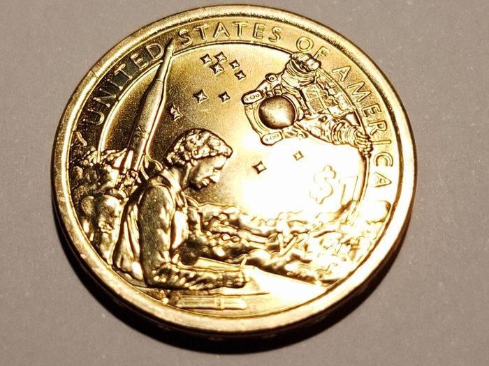 USA Native American Dollar coins
