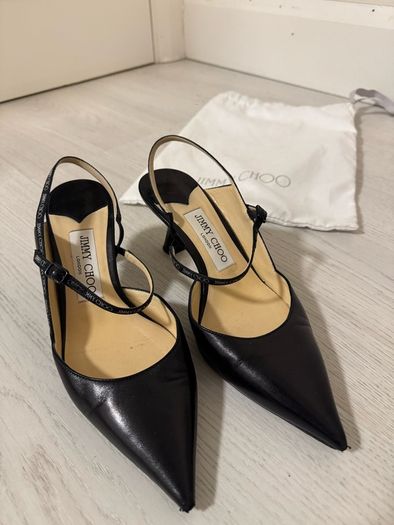 Jimmy Choo High Heels - Black size 37 1/2