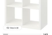 IKEA Kallax shelving unit - white - 77x77 cm