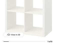 IKEA Kallax shelving unit - white - 77x77 cm