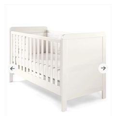 Heaton Cot Bed  and premium dual core cod-bed mattress