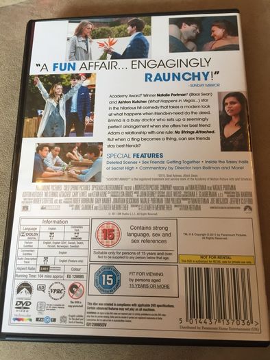 No Strings Attached DVD