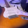 squire by fender debut Stratocaster in 2 tone sun burst with fender amp Image 2