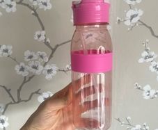 Pink water container cup