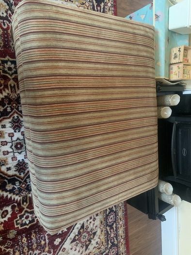 3 seater matching footstool and rug