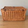 Large Wicker Picnic Hamper Basket with Handle Image 8