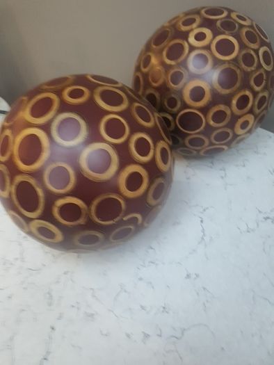 Set of Ornamental Architectural Spheres