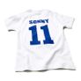 Personalised Football Style T-shirts For Kids Image 3