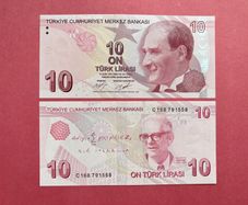 Turkey  10 Lira 2009  Pick  223a.   ( Uncirculated )