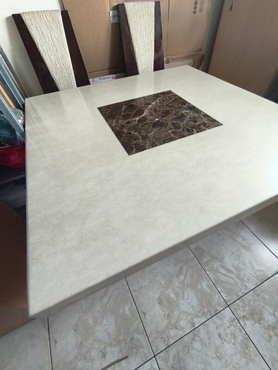 marble table