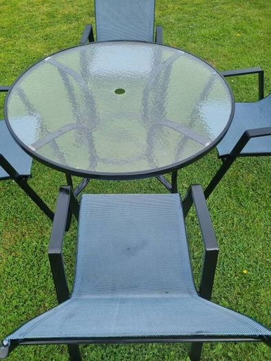 Garden table and chairs