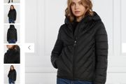 Designer Boss Women Hooded Puffer Jacket - Black - UK 12 - BNWT RRP 219