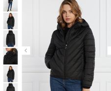 Designer Boss Women Hooded Puffer Jacket - Black - UK 12 - BNWT RRP 219