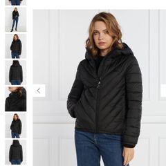 Designer Boss Women Hooded Puffer Jacket - Black - UK 12 - BNWT RRP 219